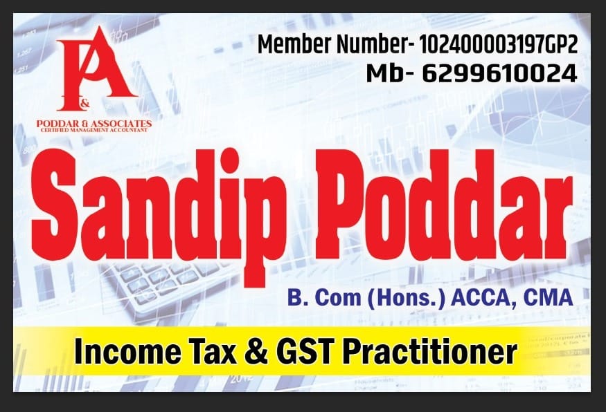 Sandip Poddar - Income Tax & GST Practitioner