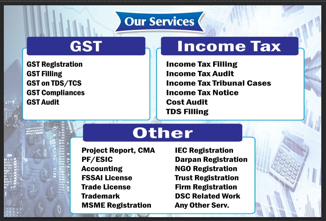Our Services - GST, Income Tax, and Business Registration